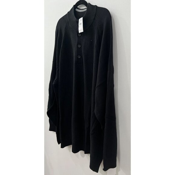 NWT Cutter & Buck Size 5XB/5TG Soft Yarn Reuben Button Mock Long Sleeve Sweater - Picture 11 of 13